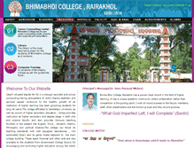 Tablet Screenshot of bhimabhoicollege.org